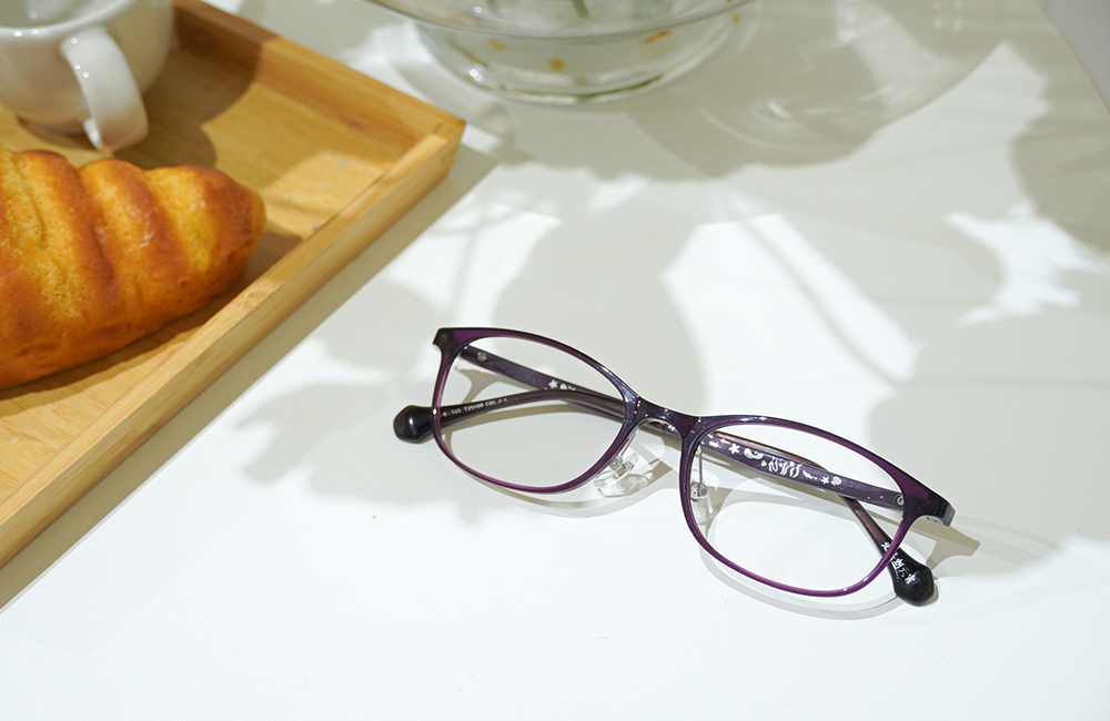 北港朝天宮 | 媽祖-萬事謙守長方框眼鏡 | 如意紫