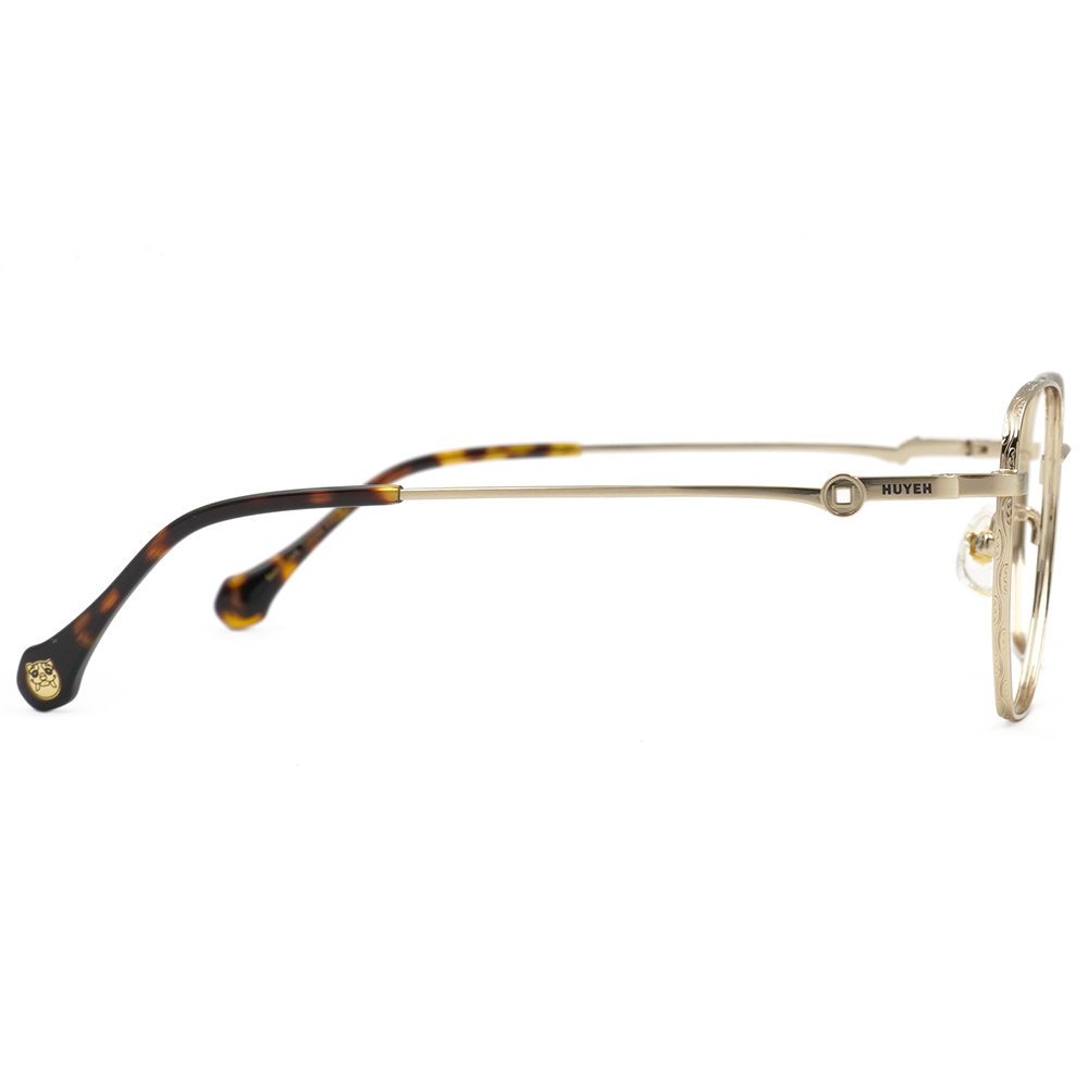 北港朝天宮 | 虎爺-神虎招財多邊框眼鏡 | 金琥珀