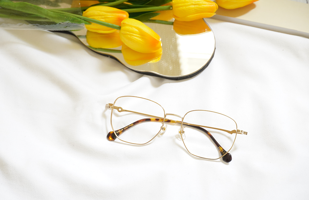 北港朝天宮 | 虎爺-神虎招財多邊框眼鏡 | 金琥珀