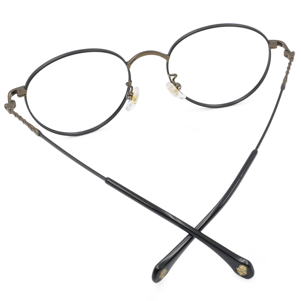 北港朝天宮 | 文昌-神來一筆圓框眼鏡 | 慧筆黑