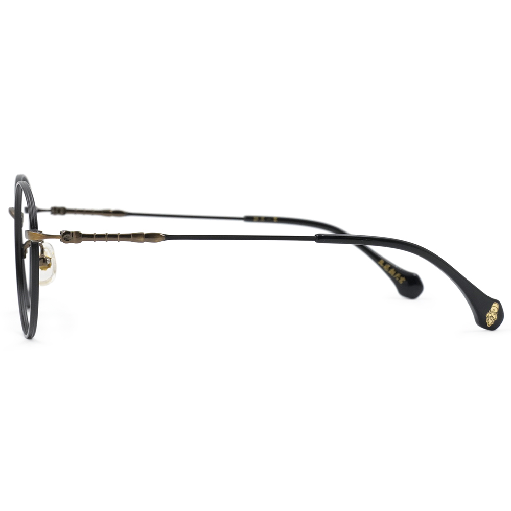 北港朝天宮 | 文昌-神來一筆圓框眼鏡 | 慧筆黑