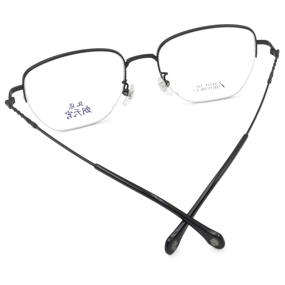 北港朝天宮 | 文昌-光明遠大多邊框眼鏡 |  勤學黑