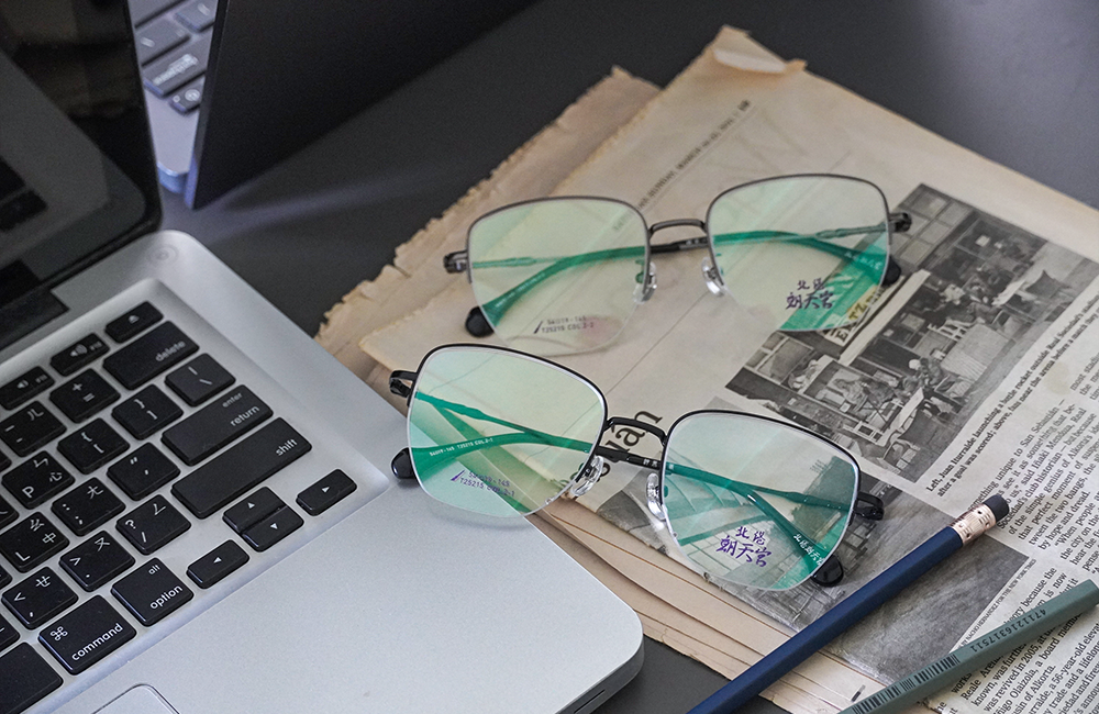 北港朝天宮 | 文昌-光明遠大多邊框眼鏡 |  勤學黑