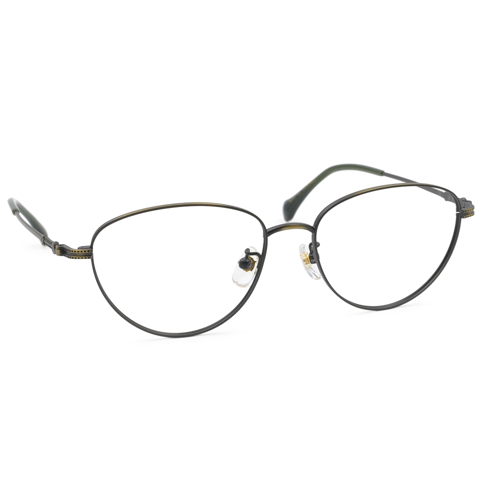 北港朝天宮 | 媽祖- 祈安聖杯半圓框眼鏡 | 如意綠金