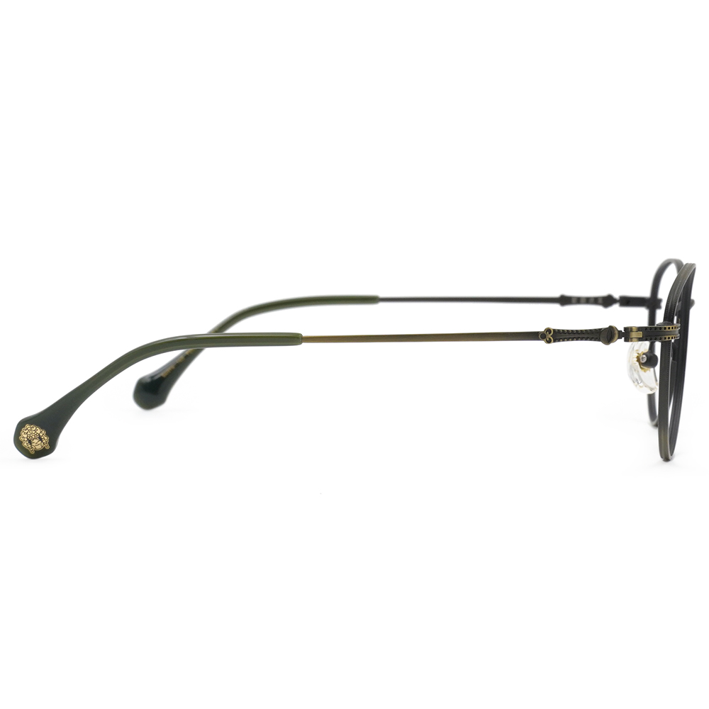 北港朝天宮 | 媽祖- 祈安聖杯半圓框眼鏡 | 如意綠金