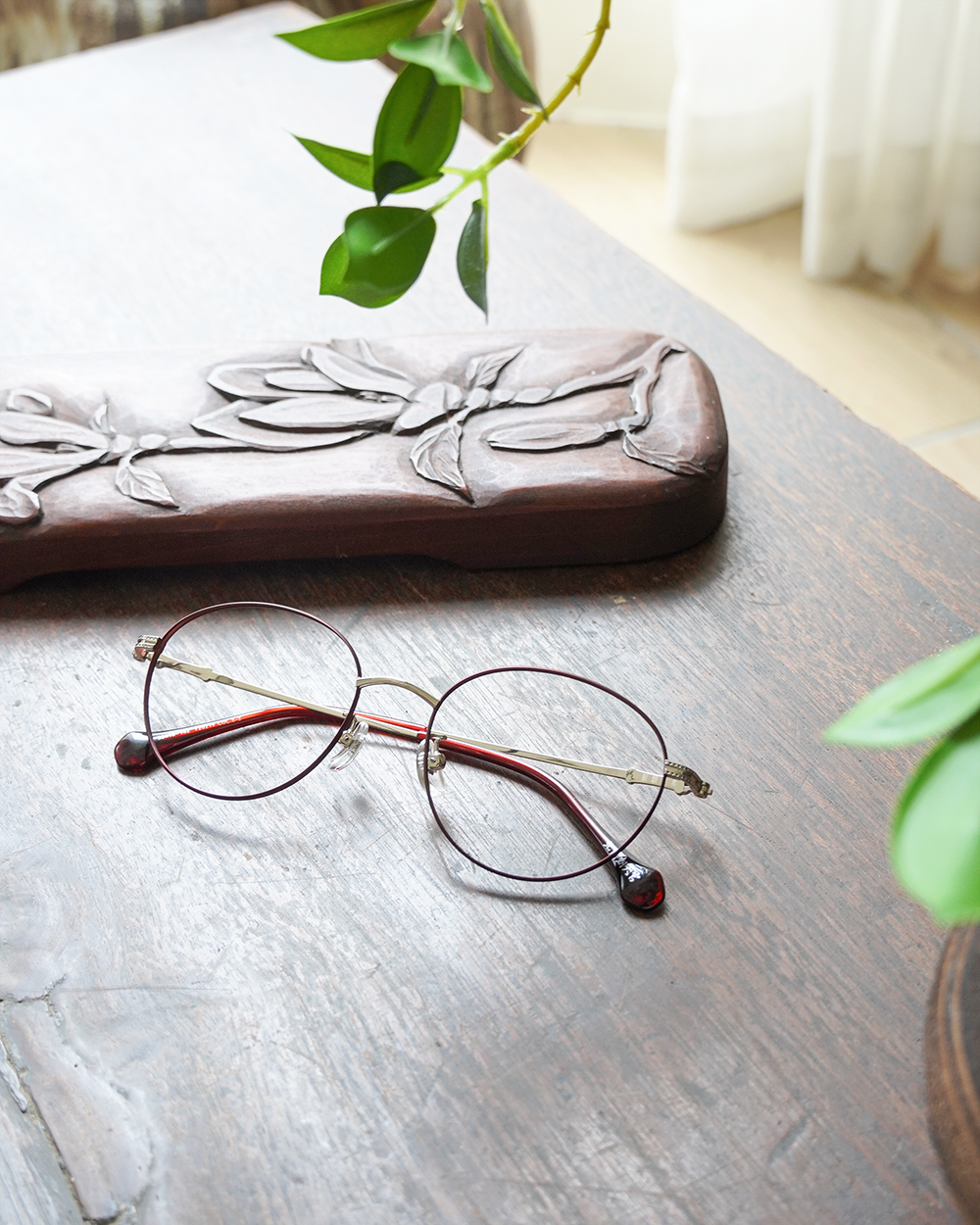 北港朝天宮 | 媽祖- 祈願成真圓框眼鏡 | 祥瑞紅