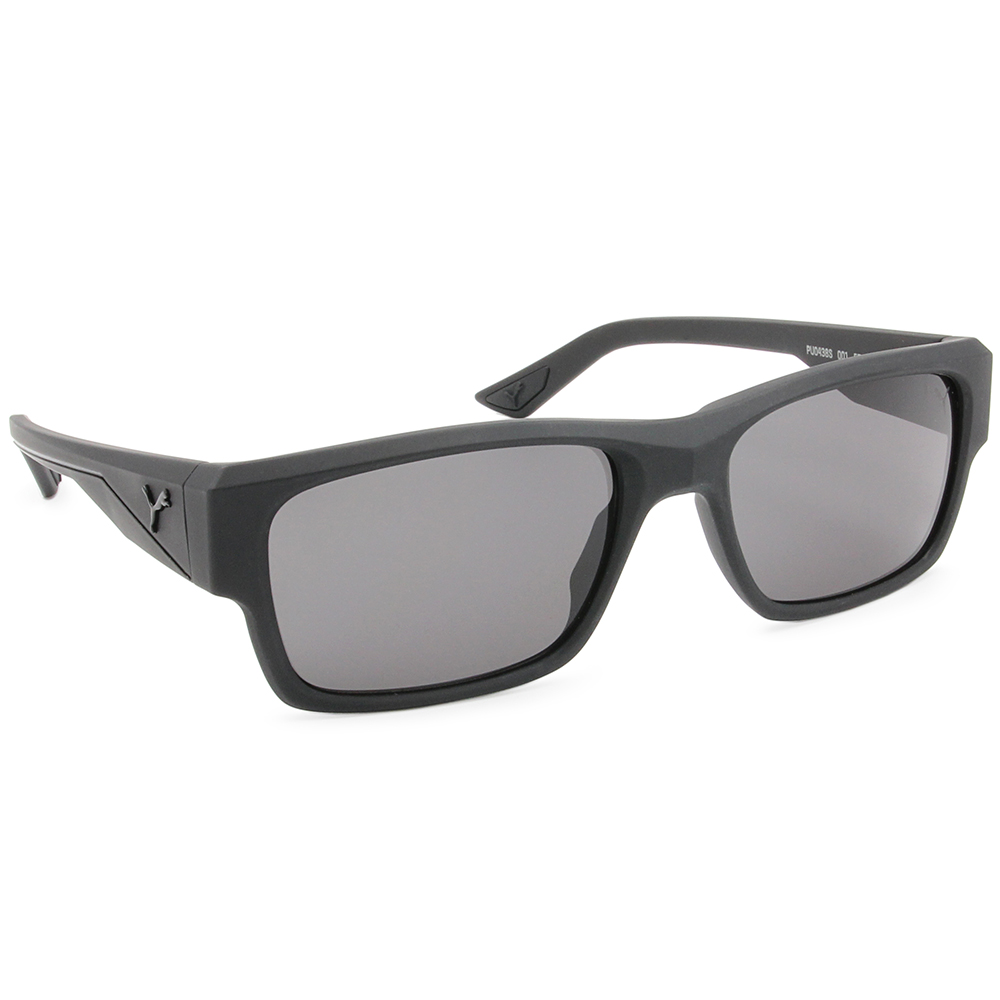 PUMA | 潮流設計長方框太陽眼鏡 | 神秘黑