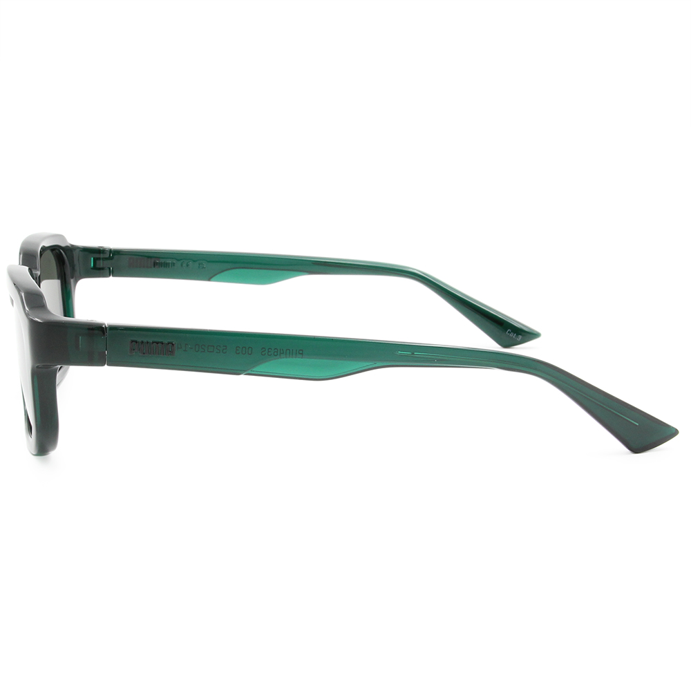 PUMA | 疾速琉光長方框太陽眼鏡 | 琉光綠
