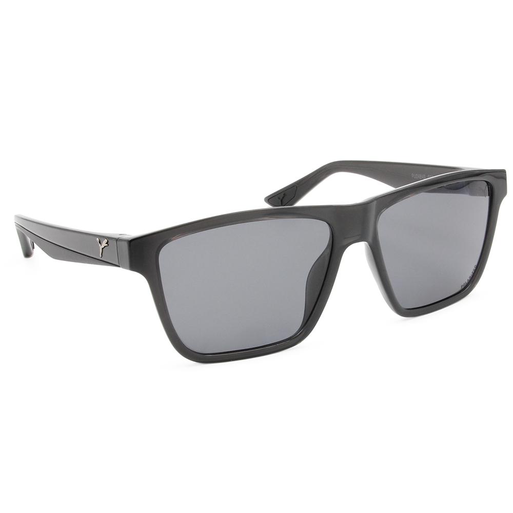 PUMA | 極簡有型方框太陽眼鏡 | 典範灰