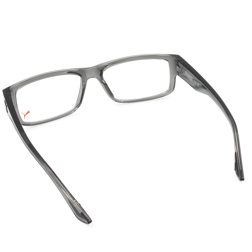 PUMA | 睿智卓越長方框眼鏡 | 冰霧灰