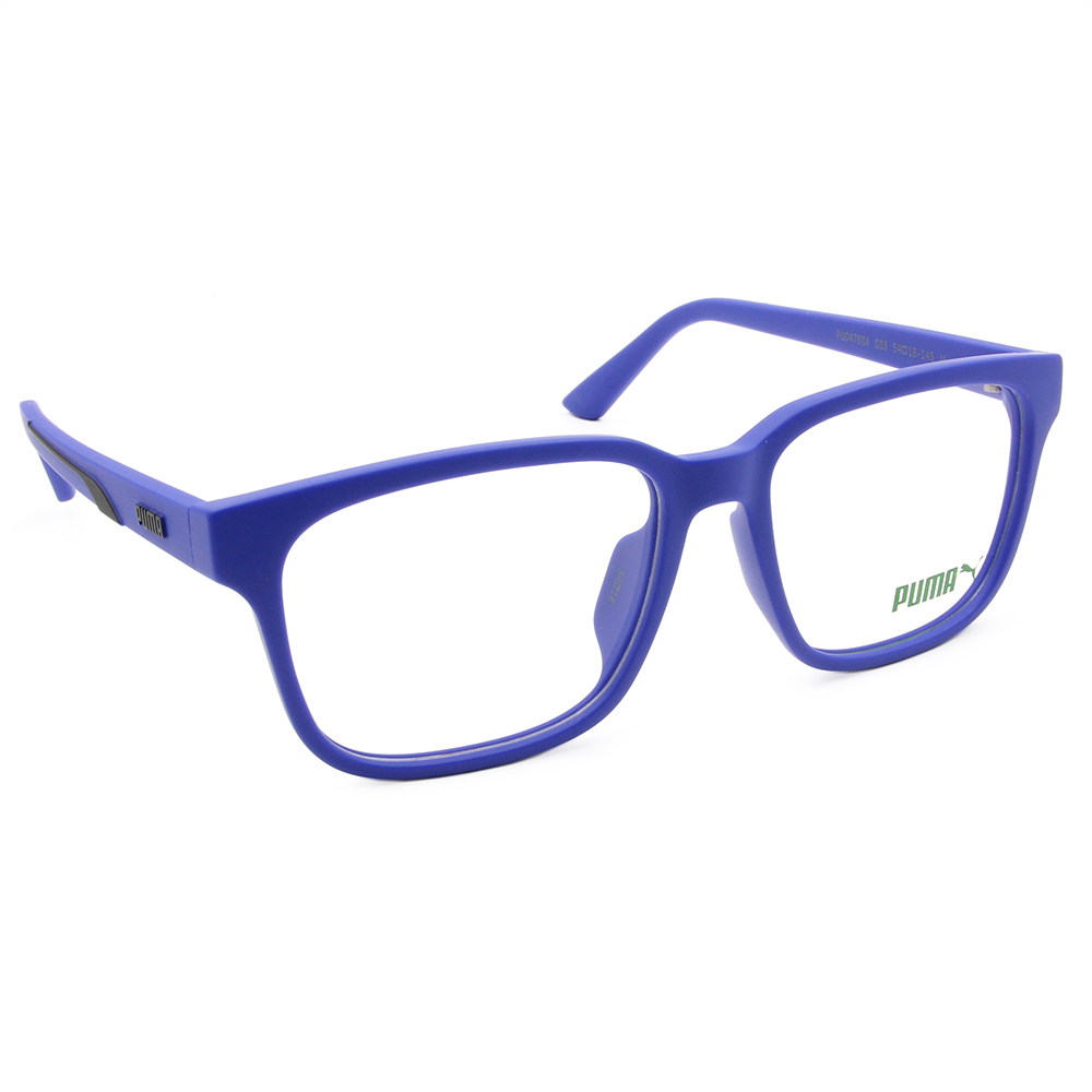 PUMA | 街頭風格方框眼鏡 | 焦點藍