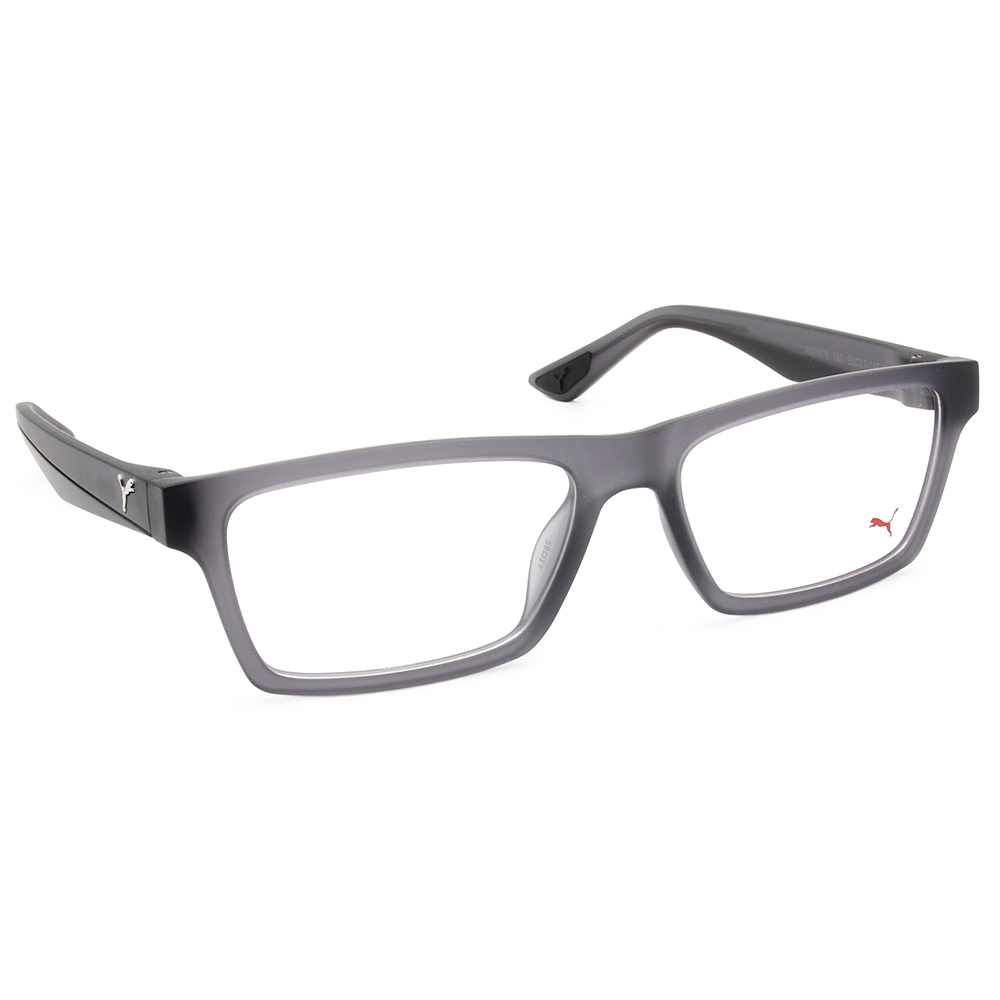 PUMA | 翱翔之翼長方框眼鏡 | 玄鐵灰