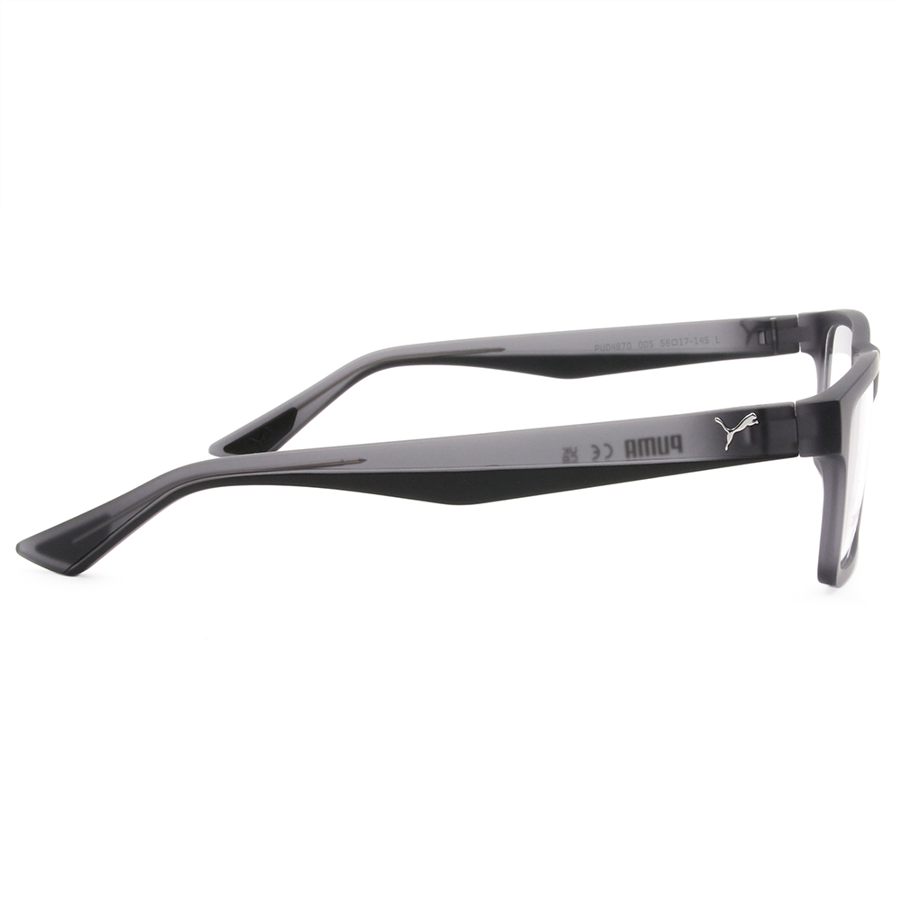 PUMA | 翱翔之翼長方框眼鏡 | 玄鐵灰