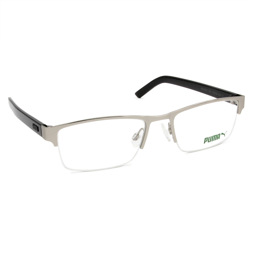 PUMA | 斯文有禮眉型框眼鏡 | 珍珠白