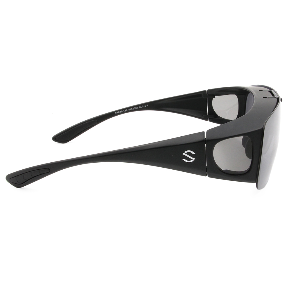 SUPER IDOL | 套鏡 | 上翻式長方框太陽眼鏡 | 特務黑