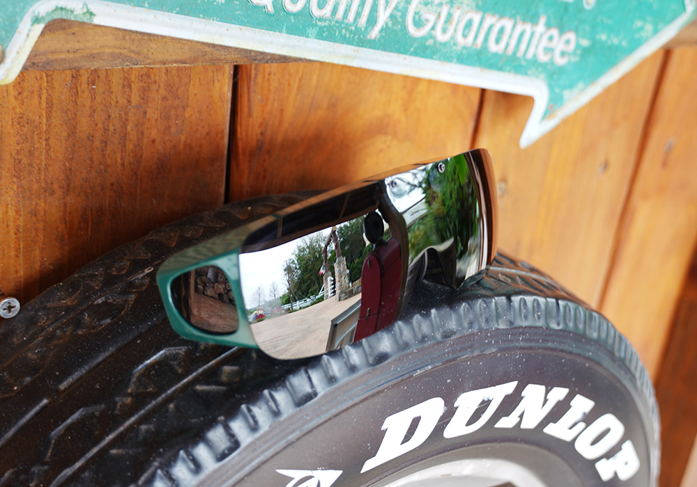 SUPER IDOL | 套鏡 | 上翻式長方框太陽眼鏡 | 迷彩綠