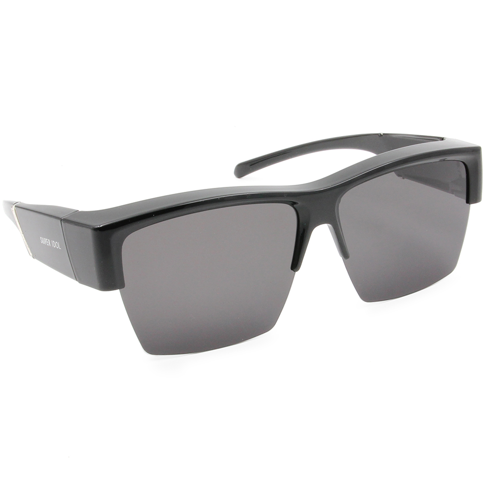 SUPER IDOL | 套鏡 |  潮流魅力方框太陽眼鏡 | 非凡黑