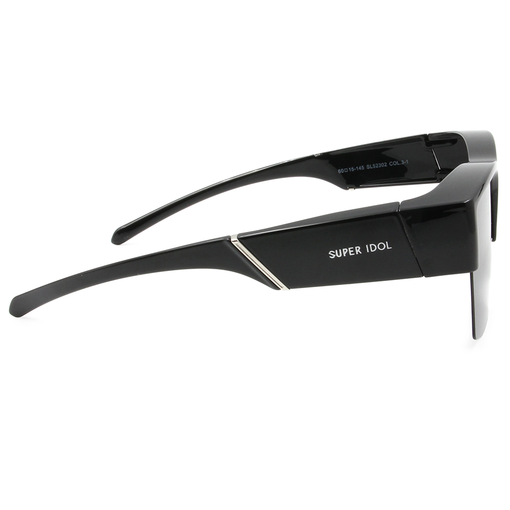 SUPER IDOL | 套鏡 |  潮流魅力方框太陽眼鏡 | 非凡黑