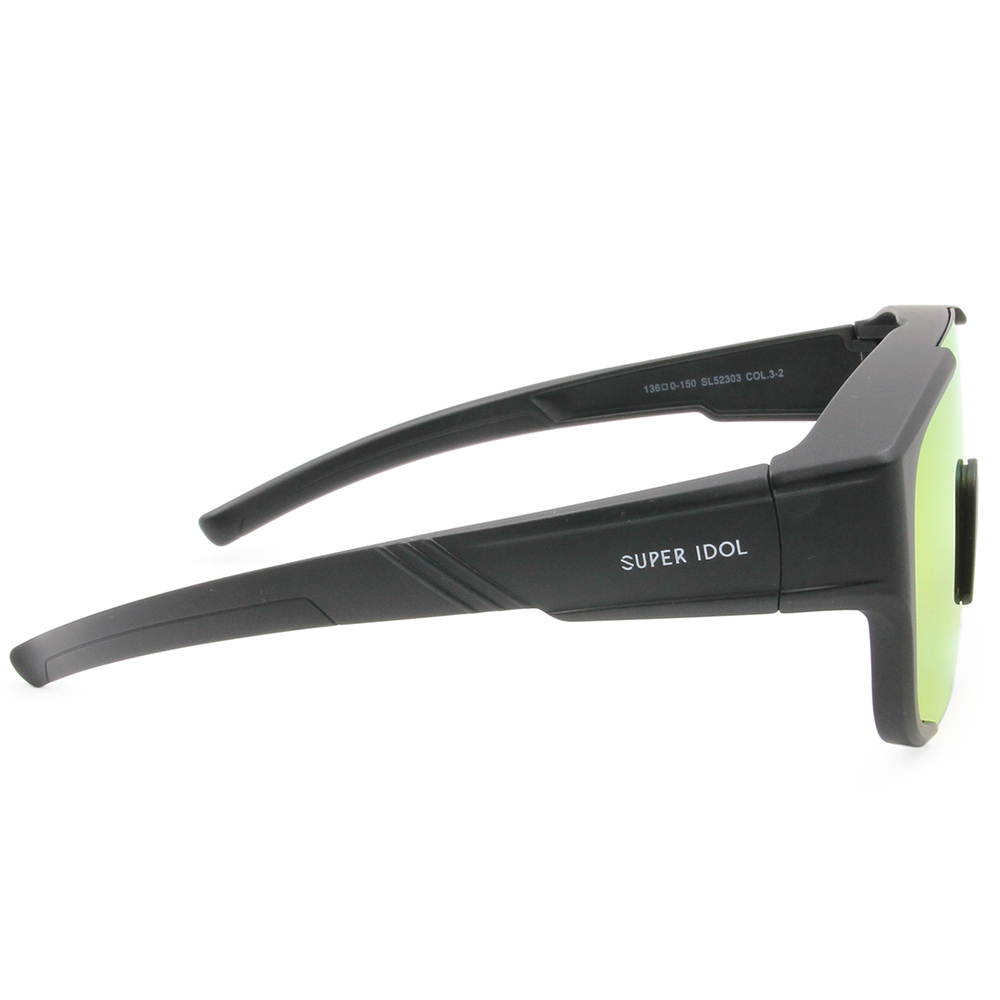 SUPER IDOL | 套鏡 | 熱情洋溢護眼框太陽眼鏡 | 熱血黑