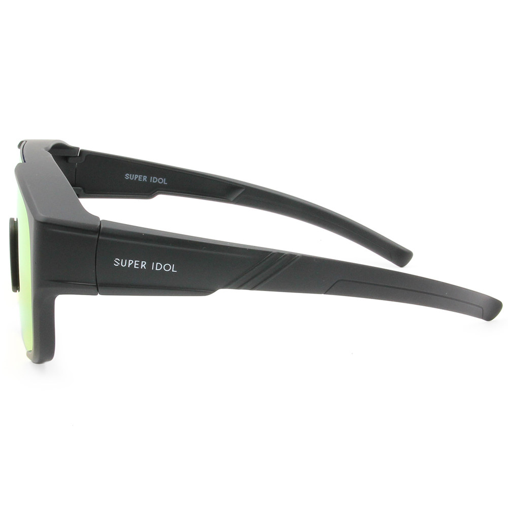 SUPER IDOL | 套鏡 | 熱情洋溢護眼框太陽眼鏡 | 熱血黑