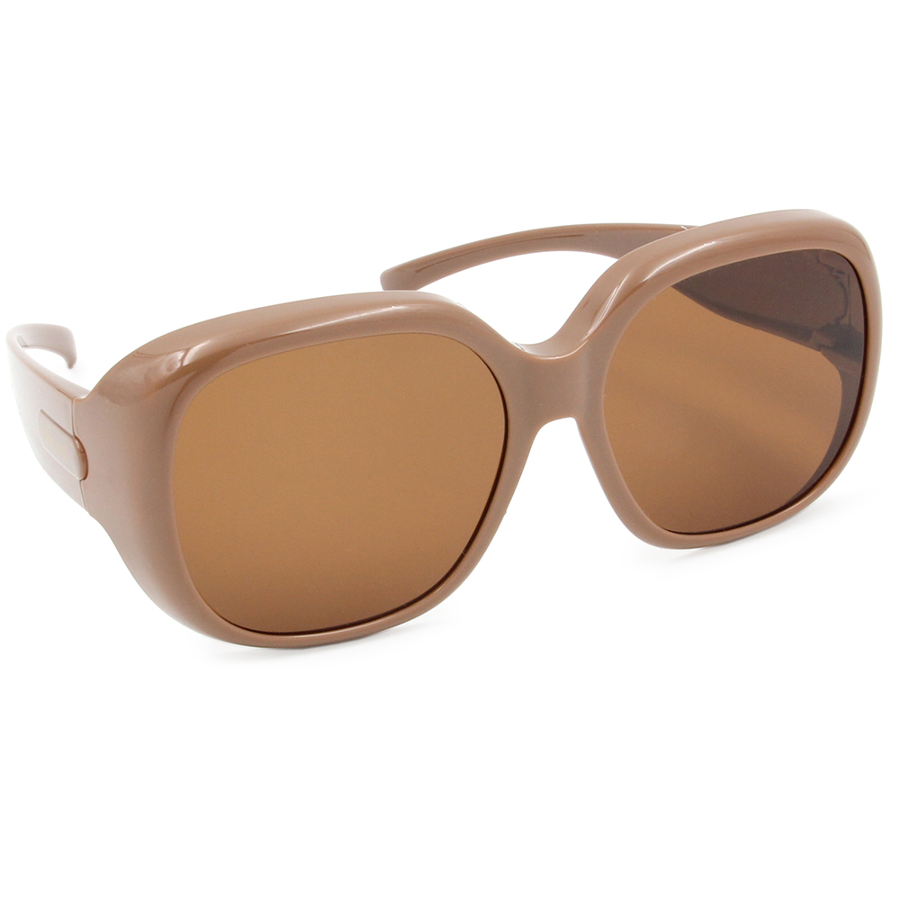 SUPER IDOL | 套鏡 | 明星氣質方框太陽眼鏡 | 焦糖棕