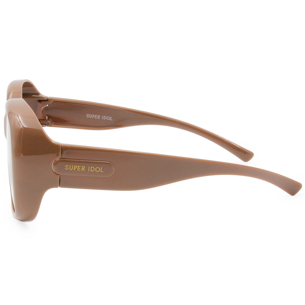 SUPER IDOL | 套鏡 | 明星氣質方框太陽眼鏡 | 焦糖棕