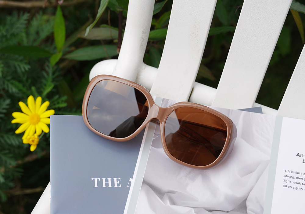 SUPER IDOL | 套鏡 | 明星氣質方框太陽眼鏡 | 焦糖棕