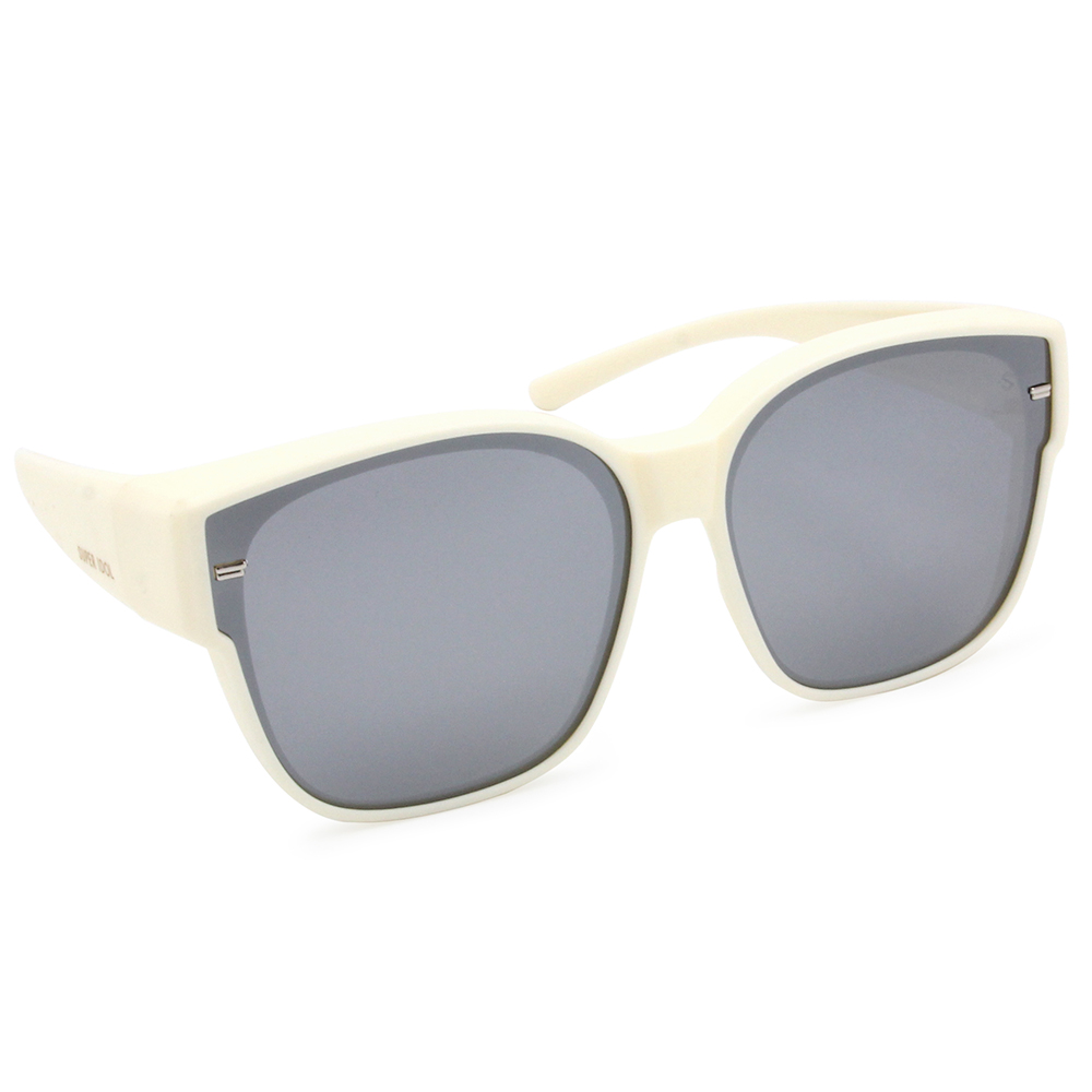 SUPER IDOL | 套鏡 | 領銜主角大方框太陽眼鏡 | 韓系米白