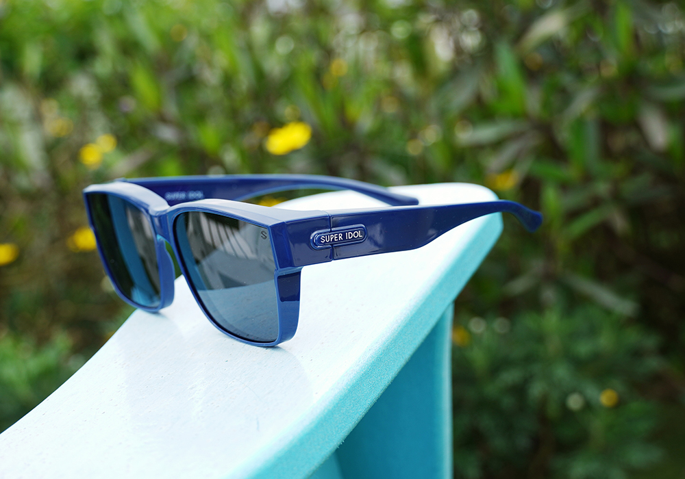 SUPER IDOL | 套鏡 | 極簡美學長方框太陽眼鏡 | 愛麗絲藍