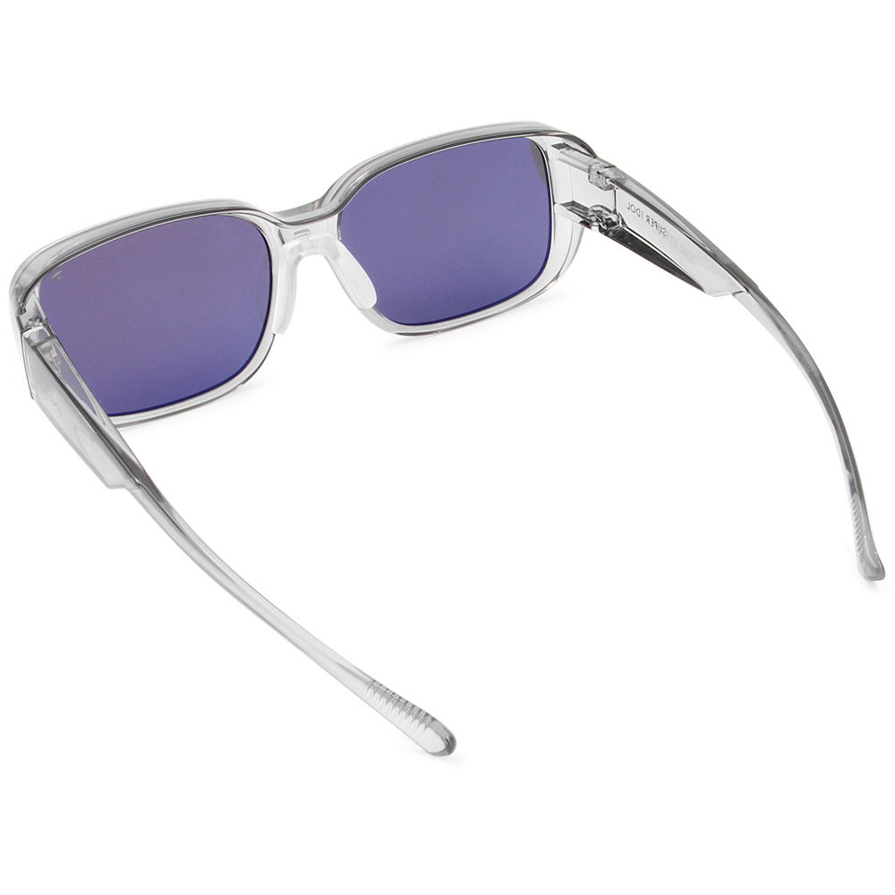 SUPER IDOL | 套鏡 | 復古粗黑長方框太陽眼鏡 | 仿舊灰