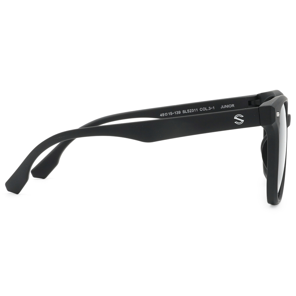 SUPER IDOL | 兒童款‧夢幻泡泡多邊框太陽眼鏡 | 帥氣黑