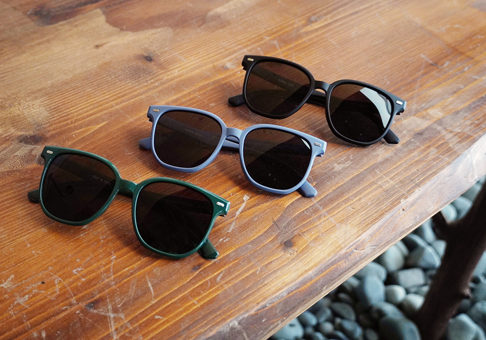 SUPER IDOL | 兒童款‧夢幻泡泡多邊框太陽眼鏡 | 帥氣黑