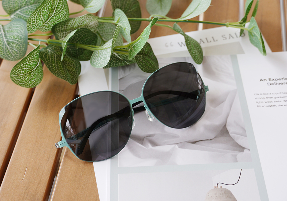 SUPER IDOL | 旅行意義方框太陽眼鏡 | 蒂芬妮綠