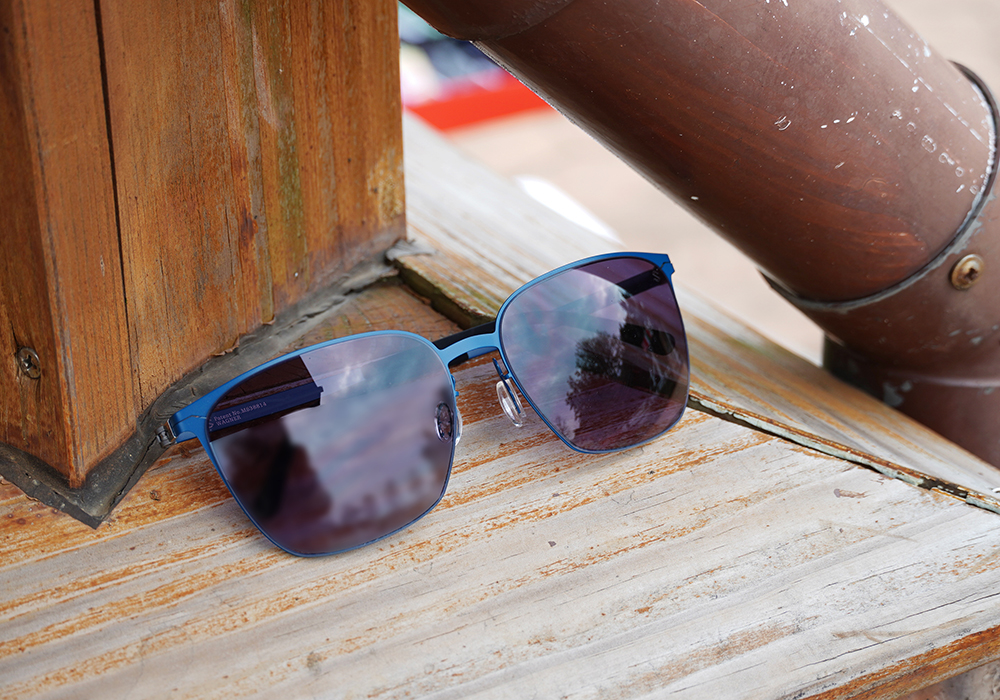 SUPER IDOL | 風度翩翩長方框太陽眼鏡 | 孔雀綠