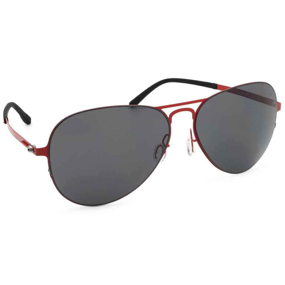 SUPER IDOL | 雙槓風格飛行框太陽眼鏡 | 黑紅拼接