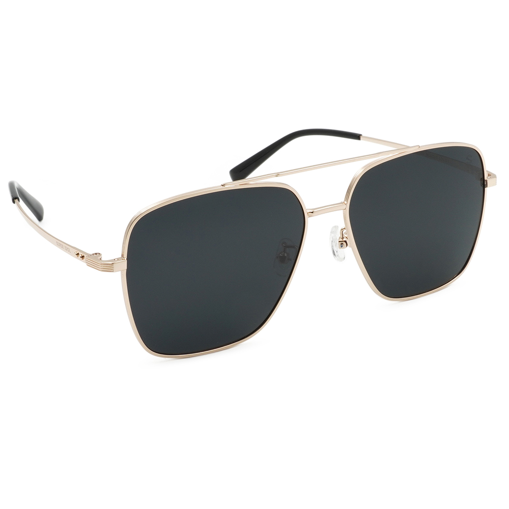 SUPER IDOL | 美式雙槓飛行框太陽眼鏡 | 現代黑金