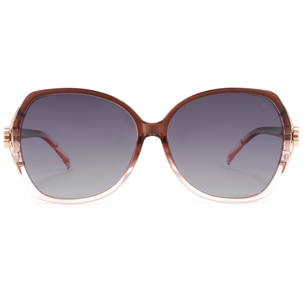 SUPER IDOL | 別緻小花方框太陽眼鏡 | 柔媚紅  