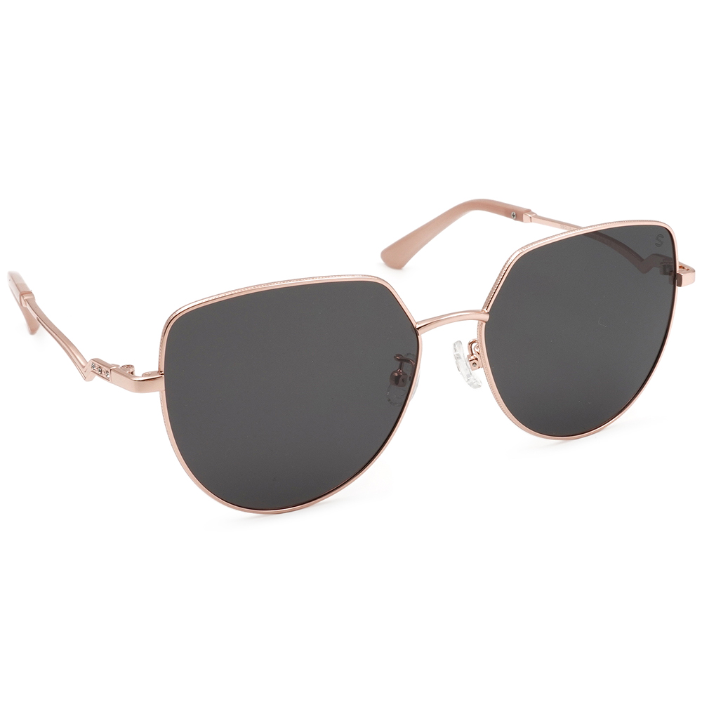 SUPER IDOL | 都市品味多邊框太陽眼鏡 | 櫻花粉