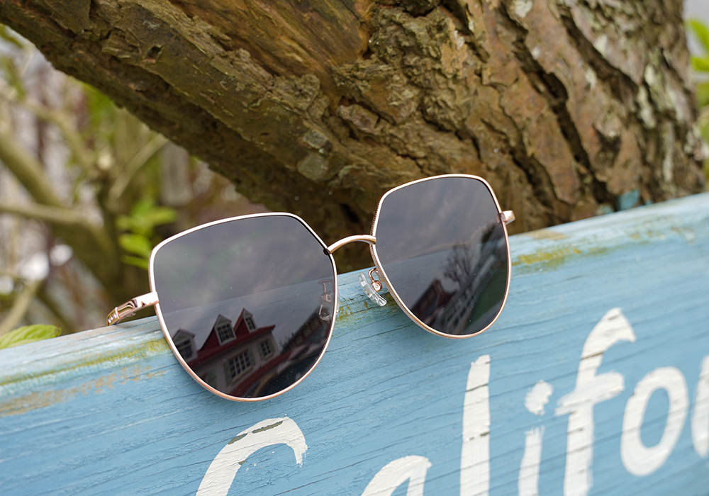 SUPER IDOL | 都市品味多邊框太陽眼鏡 | 櫻花粉