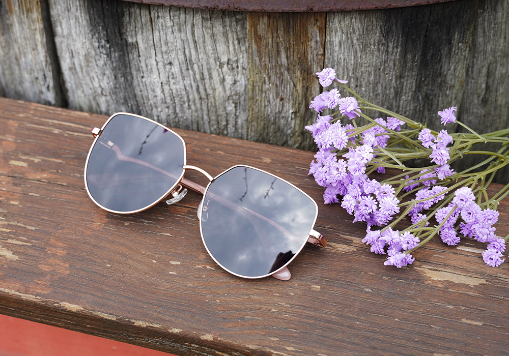 SUPER IDOL | 都市品味多邊框太陽眼鏡 | 櫻花粉
