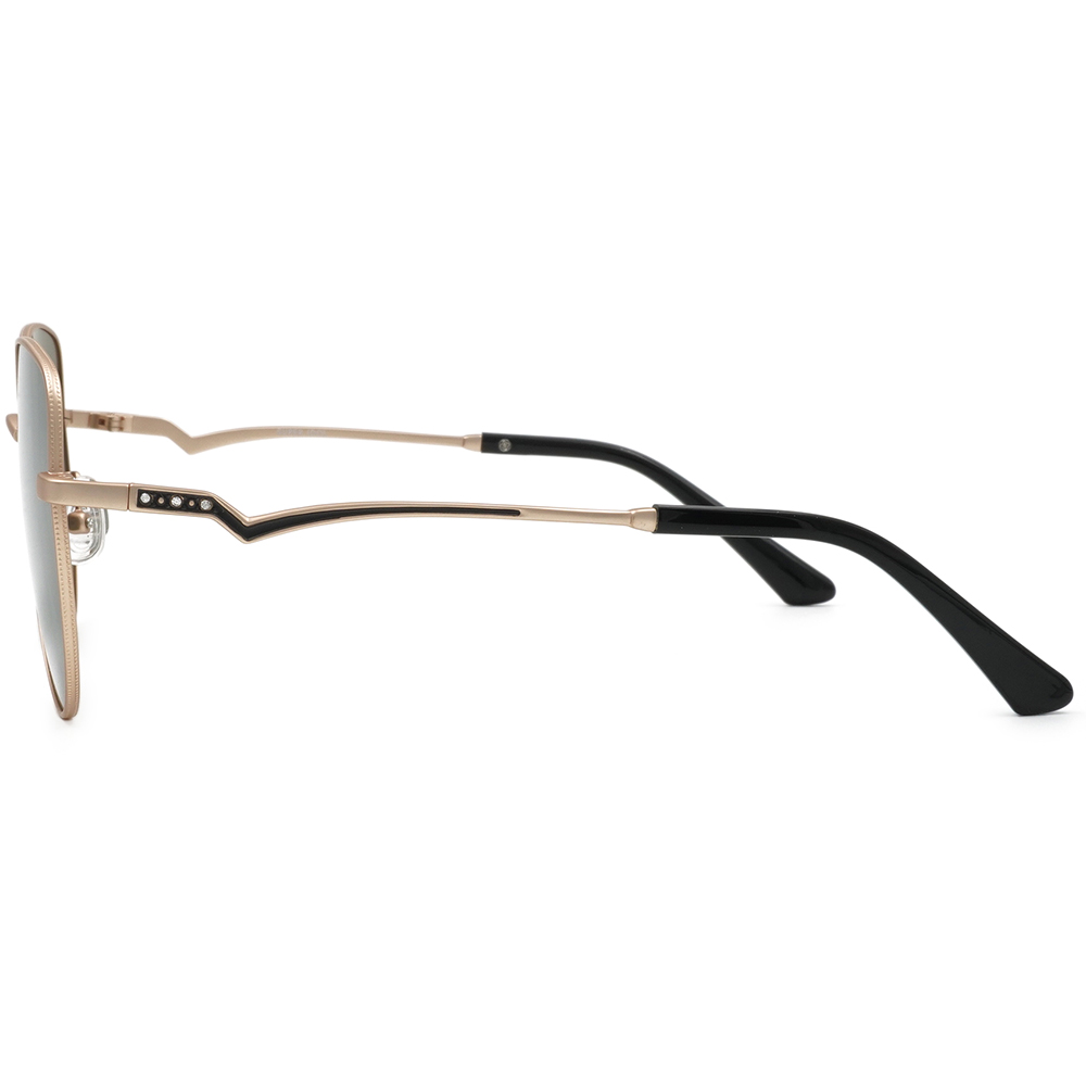 SUPER IDOL | 都市品味多邊框太陽眼鏡 | 典雅金