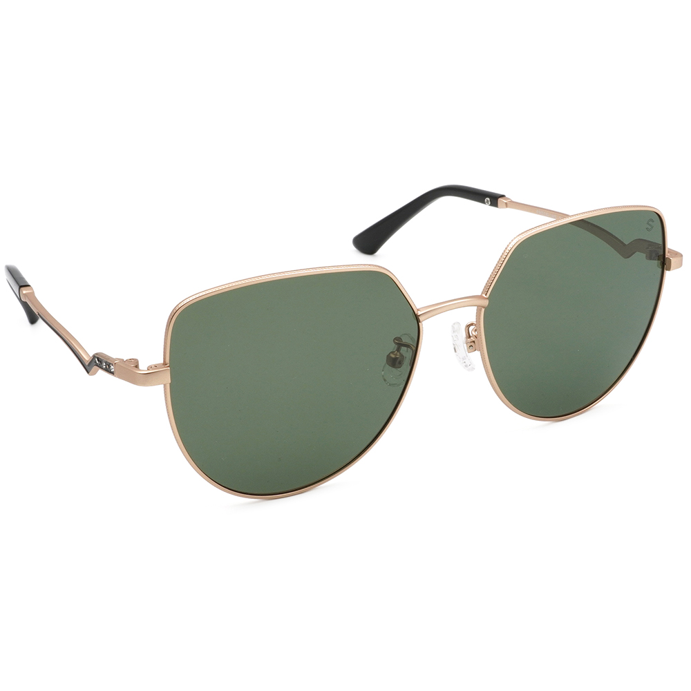 SUPER IDOL | 都市品味多邊框太陽眼鏡 | 典雅金