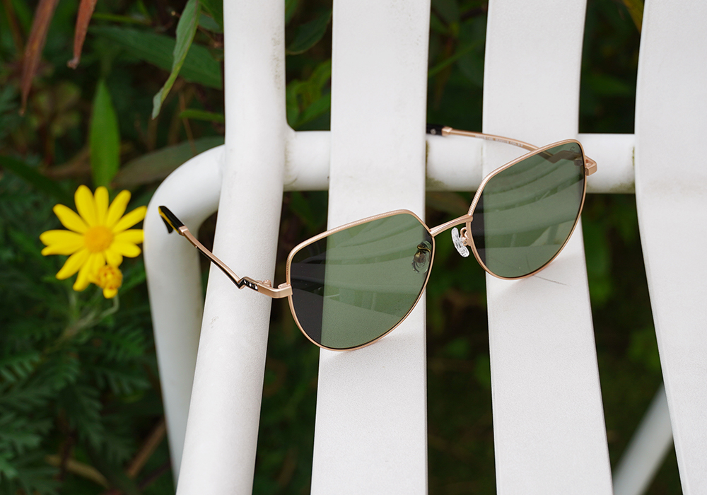 SUPER IDOL | 都市品味多邊框太陽眼鏡 | 典雅金