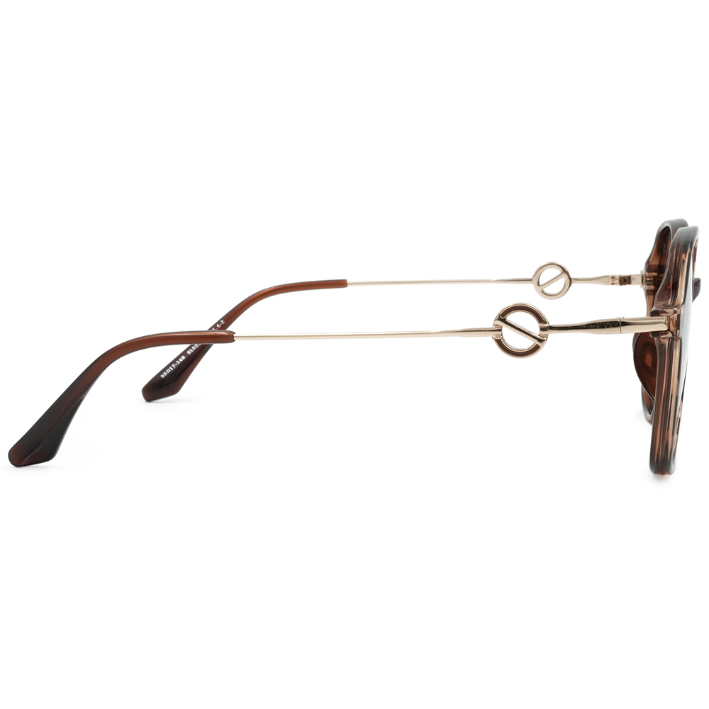 SUPER IDOL | 勢如流星方框太陽眼鏡 | 復古豹紋