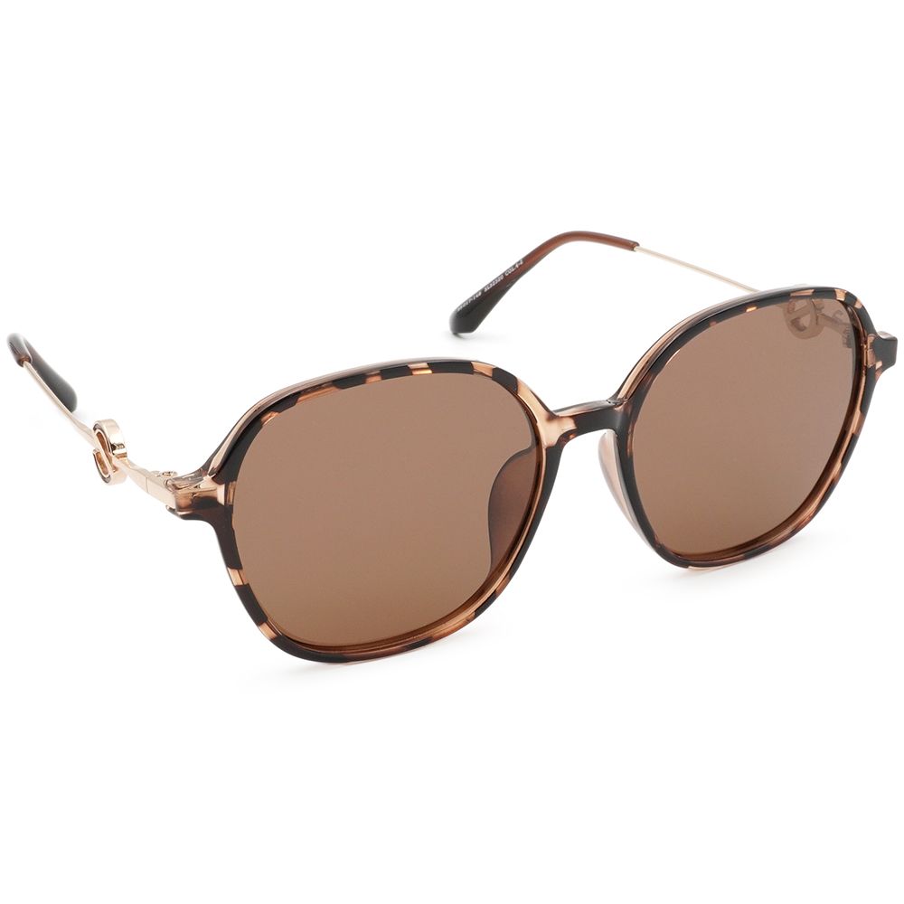 SUPER IDOL | 勢如流星方框太陽眼鏡 | 復古豹紋