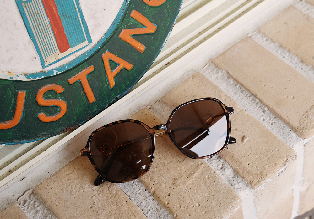 SUPER IDOL | 勢如流星方框太陽眼鏡 | 復古豹紋