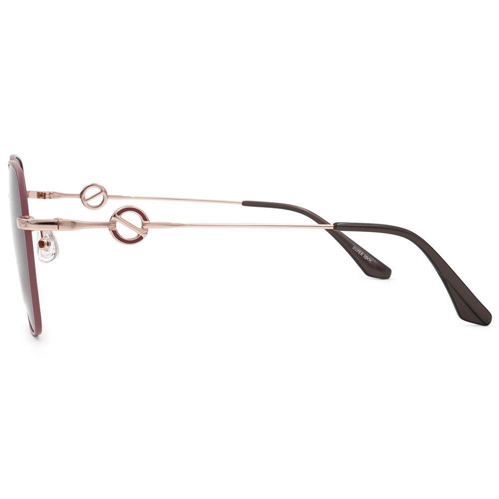 SUPER IDOL | 夏日原聲帶多邊框太陽眼鏡 | 夏戀粉