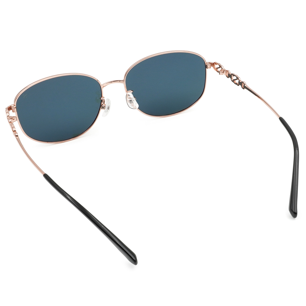 SUPER IDOL | 心動旋律橢圓框太陽眼鏡 | 金旋綠韻