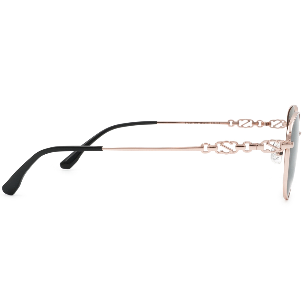 SUPER IDOL | 心動旋律橢圓框太陽眼鏡 | 金旋綠韻