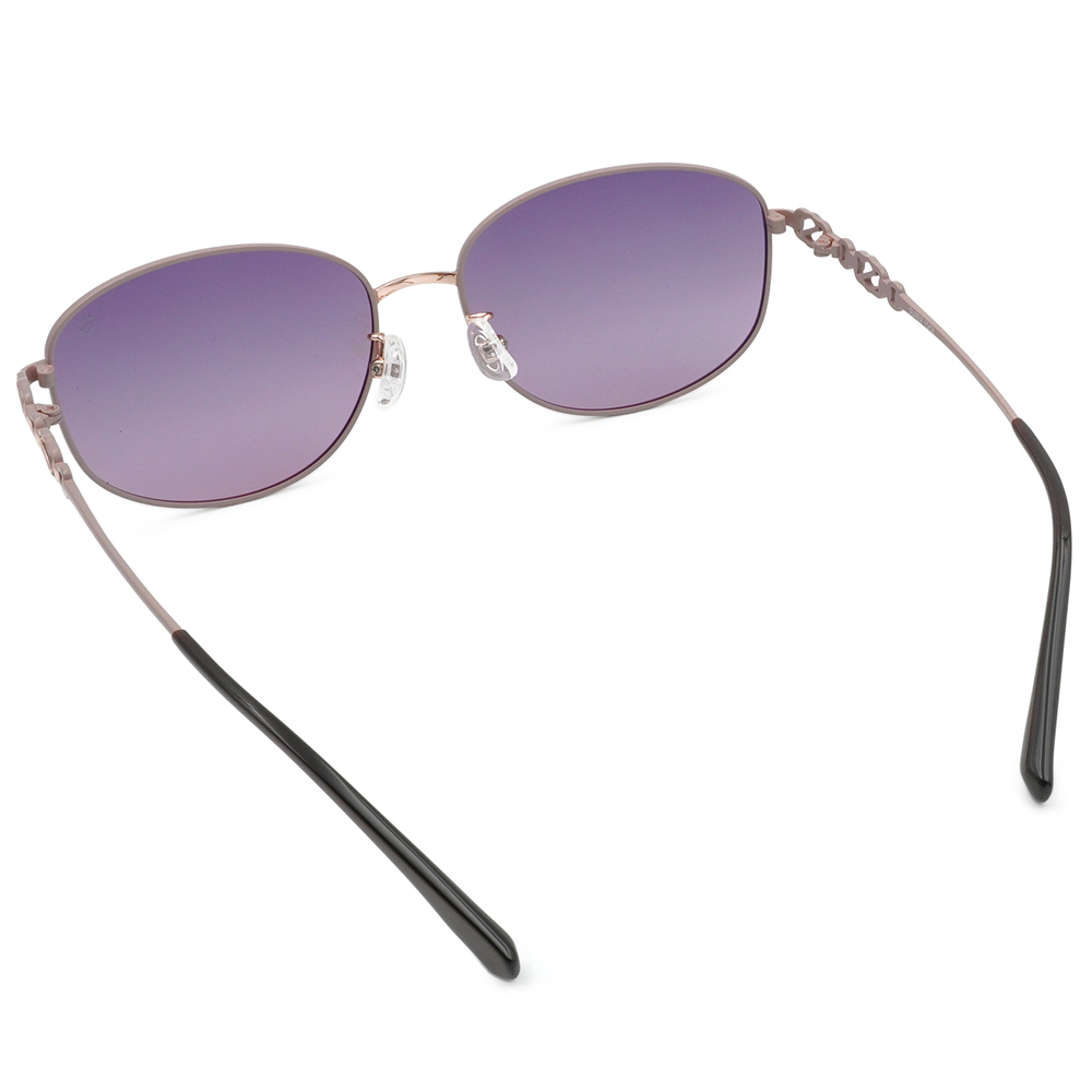 SUPER IDOL | 心動旋律橢圓框太陽眼鏡 | 心儀紫